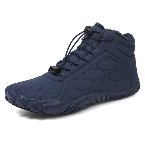 Women's Snow Boots with Thicker Padding - Winter Waterproof, Anti-Slip, Warm, Comfortable Outdoor Hiking Cotton Shoes