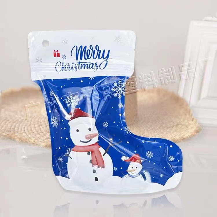 Calcetines de Navidad bolsa de regalo decoración de Navidad bolsa creativa pequeña decoración de la joyería bolsa colgante bolsa de Santa Claus