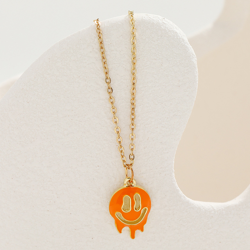 new fashion funny necklace hollow oil dripping ghost necklace