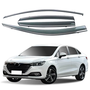 Suitable for Baic Senova D50/Eu5 18 Special Car Windows with Bright Strips, Rain Shields, Side Window Deflectors and Rain Eyebrows