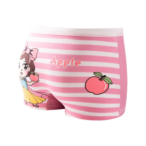 Girls underwear Class A pure cotton boxer shorts children's cotton girl baby boxer briefs factory wholesale