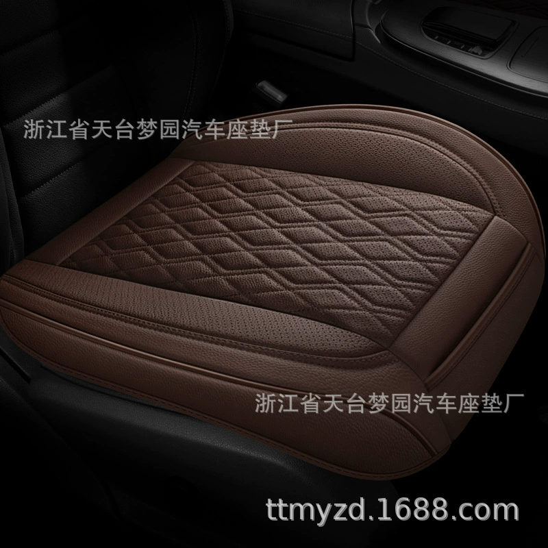 Экокожаная накидка на сиденье водителя, всесезонная, без спинки, комплект из трех предметов, охлаждающая накидка на автомобильное сиденье для салона.