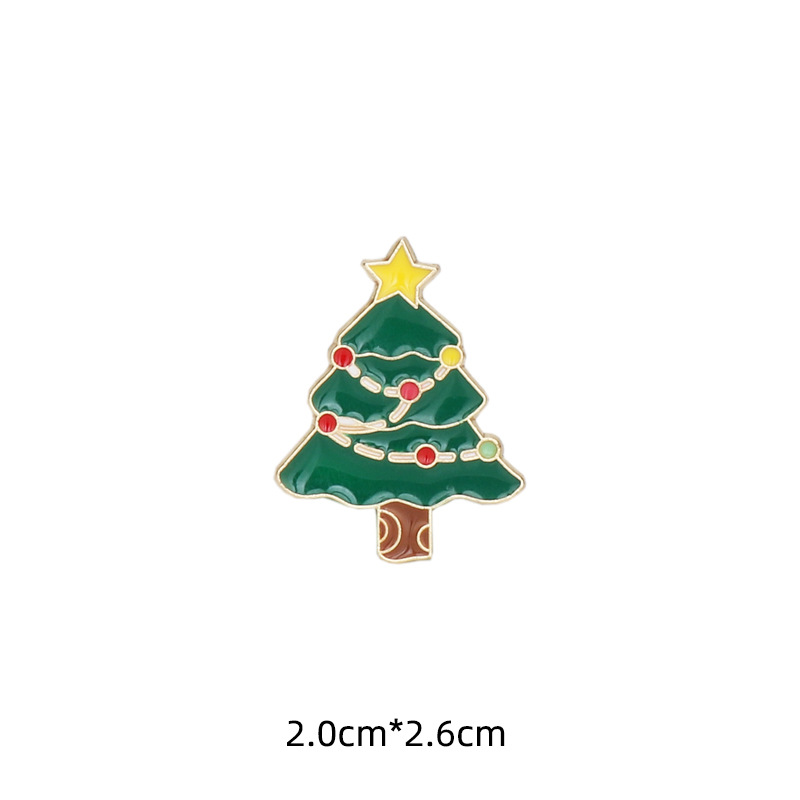 Classic Style Santa Claus Alloy Enamel Unisex Brooches display picture 3