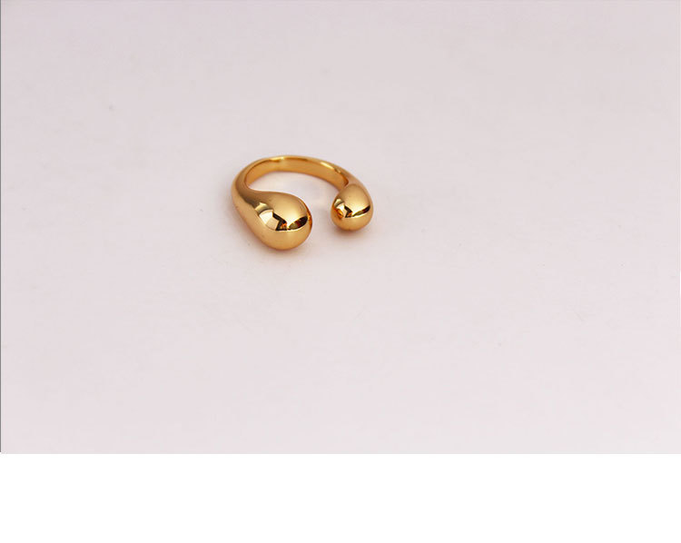 Fashion Geometric Copper Plating Open Ring 1 Piece
