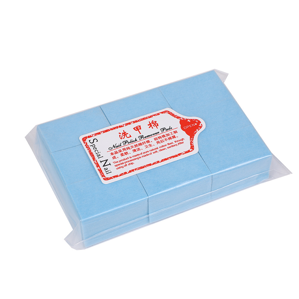 硬質糸くずの出ないマニキュアリムーバーコットン、糸くずの出ないマニキュアタオル、マニキュアコットン、マニキュアクリーニングコットン 1000枚