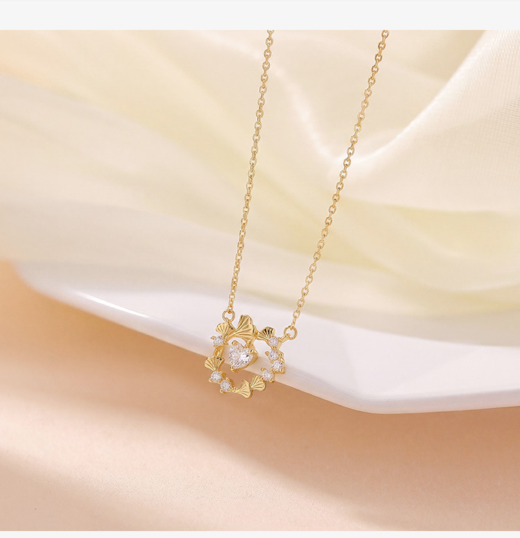 Bộ trang sức nữ dây chuyền và khuyên tai bạc 925 — Bộ chuỗi chi tiết 3