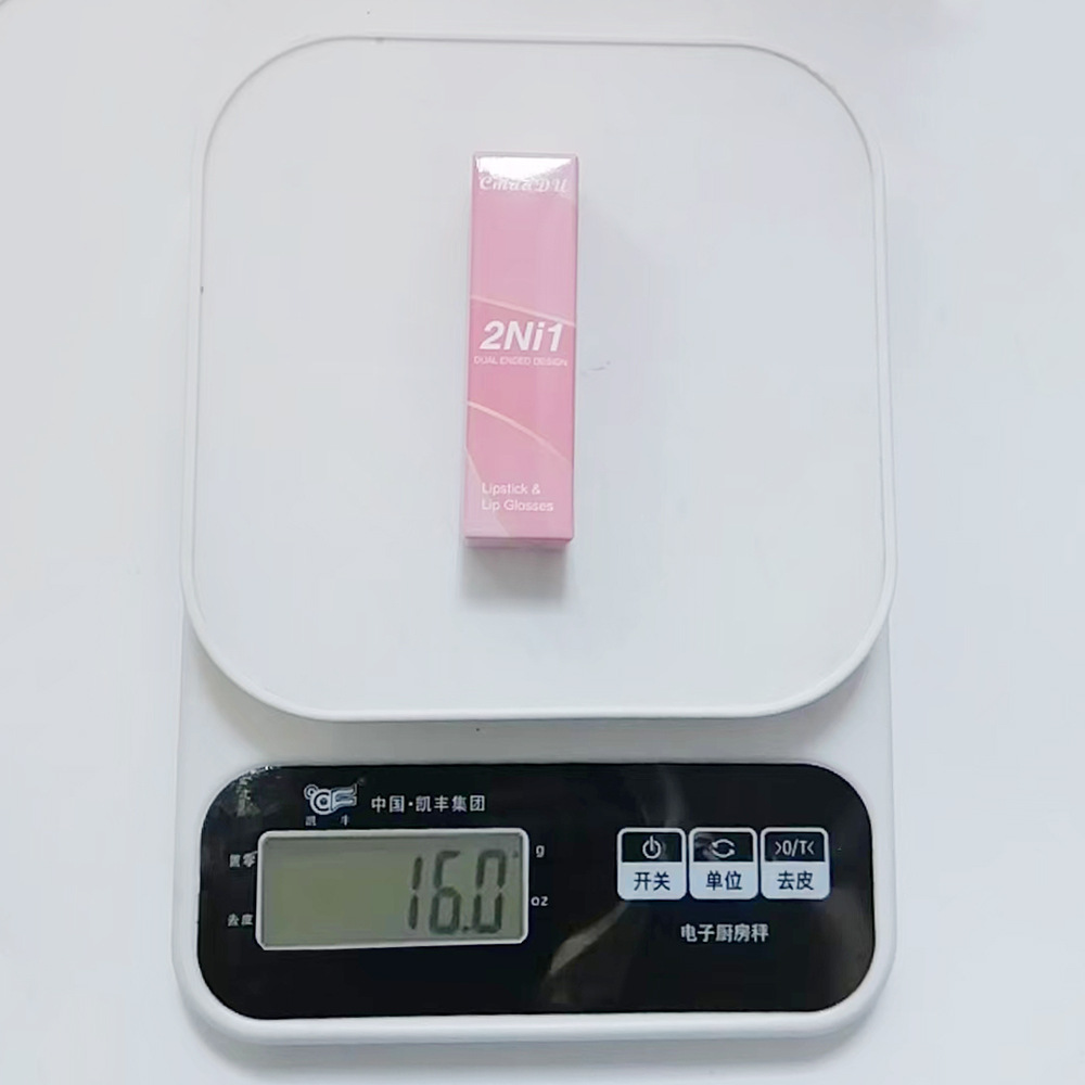 Check it out! Link Disclaimer - Exclusive for foreign trade :CmaaDu Face Color Lipstick and Lip Gloss Two-in-one Matte finish Specification drawing