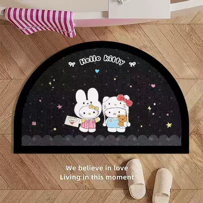 Avtomobil döşəmə paspasları – Floor Mat - cute-hat-hello-kitty-4060cm25mm-diatom-mud