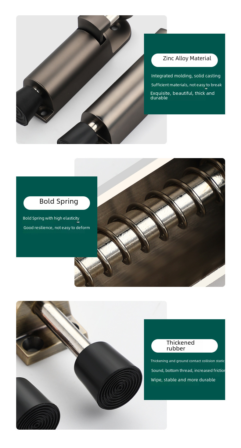 Foot door stop door locator brake door suction invisible anti-collision pedal door stop door touch stop door touch