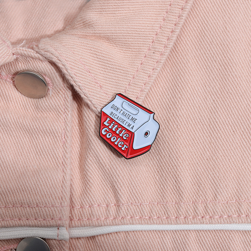 Unisex Gender Cartoon Style Pin Letter Alloy Plating Unisex Brooches