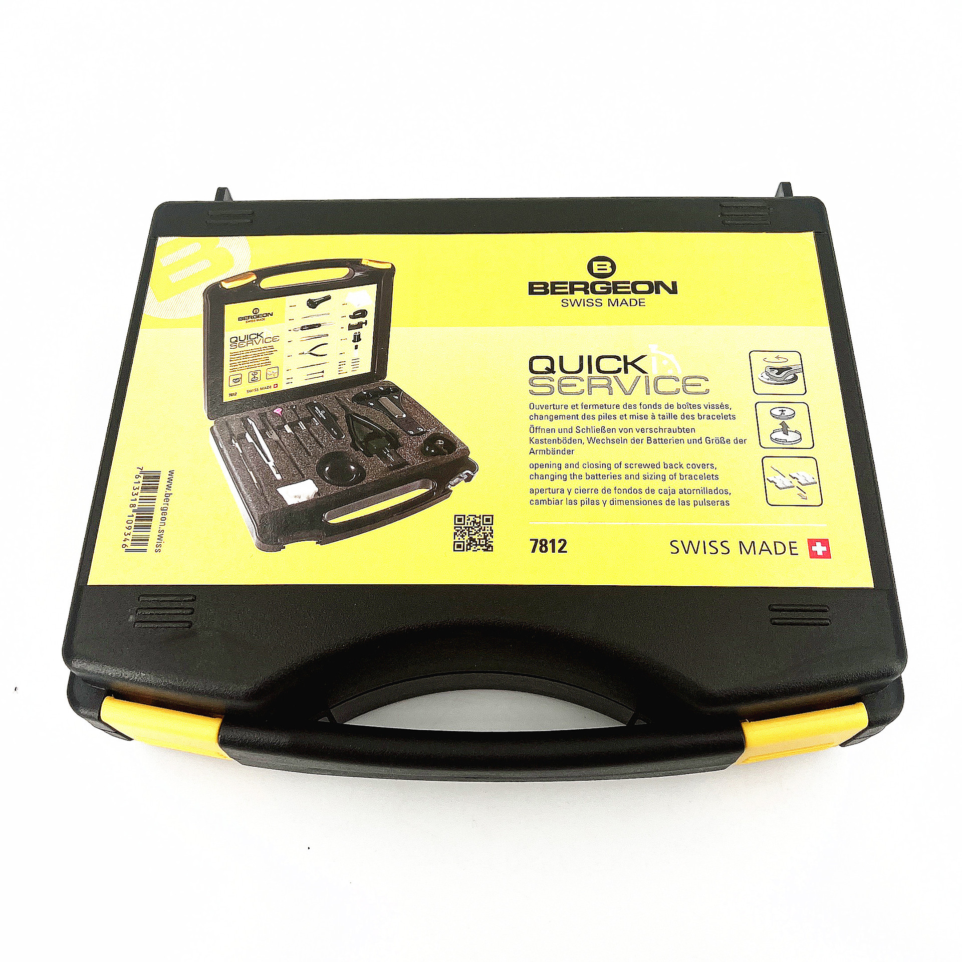 瑞士原装 博格 BERGEON 7812 钟表套装工具 内含18种修表维修工具