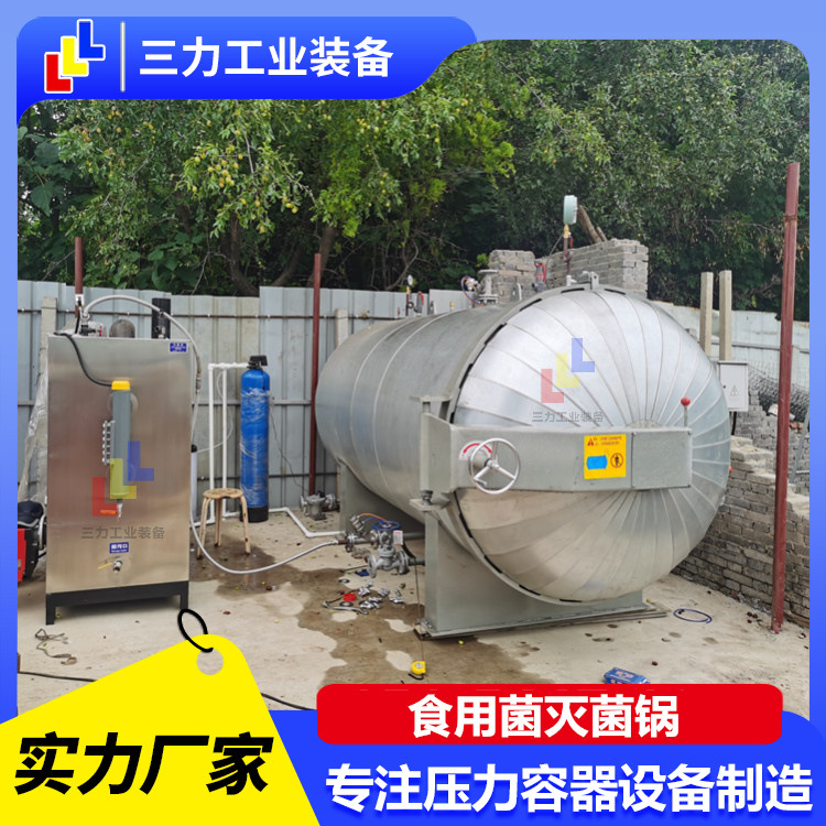 食用菌高压灭菌锅 大型食用菌灭菌器 蘑菇灭菌器