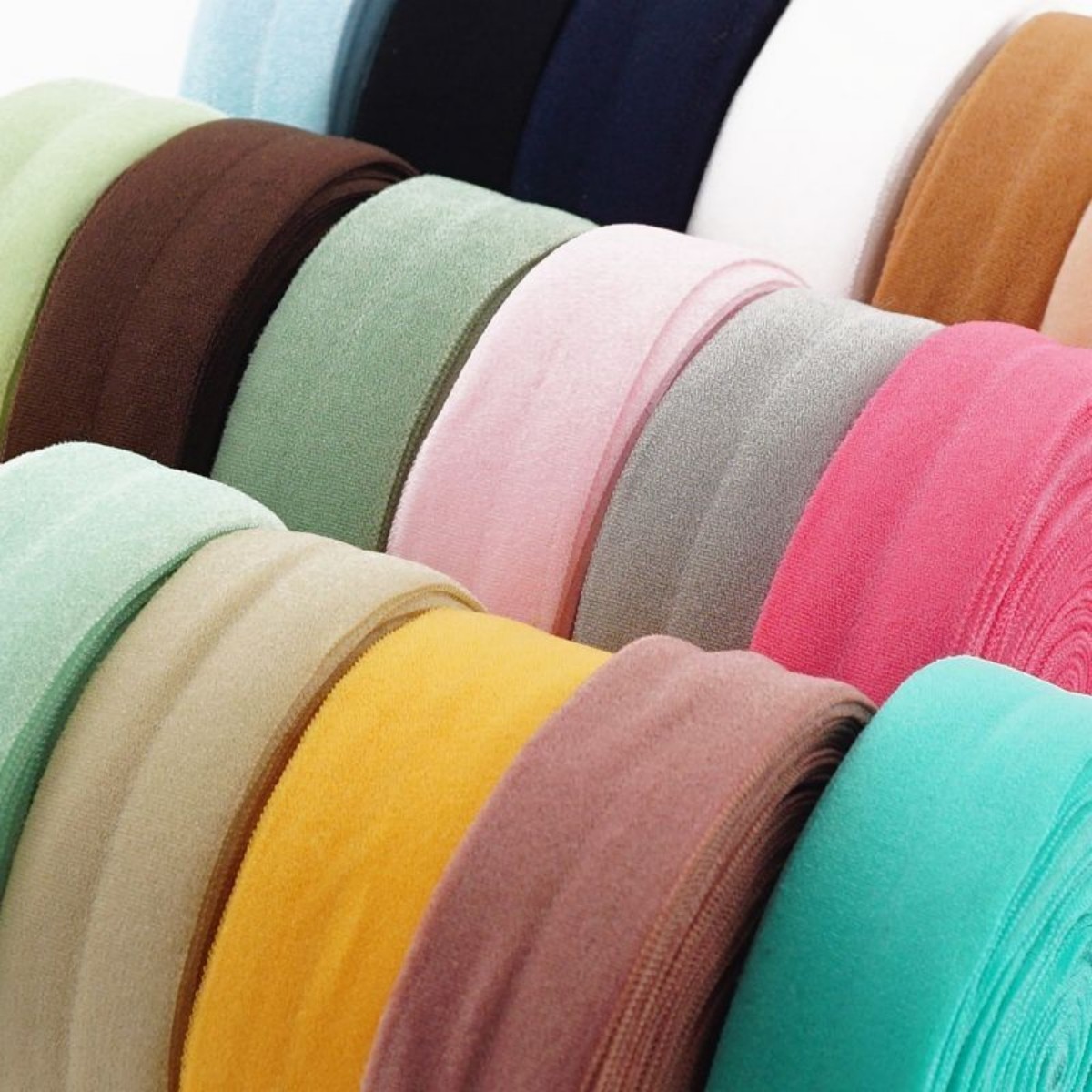 2cm de spandex de color engrosado doblado banda elástica 1cm de puje doblado banda elástica accesorios de ropa interior