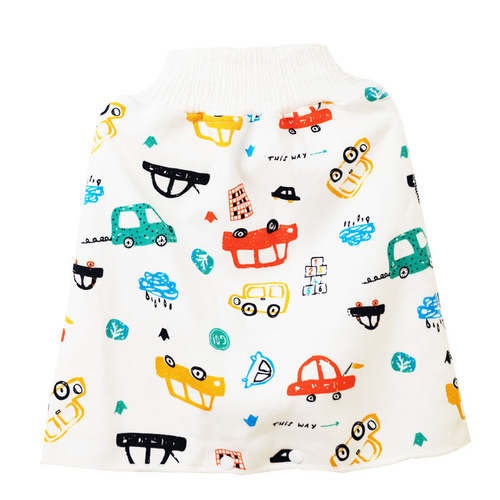Male and female baby diaper skirt, washable pure cotton baby and child waterproof diaper training pants, anti-leakage artifact