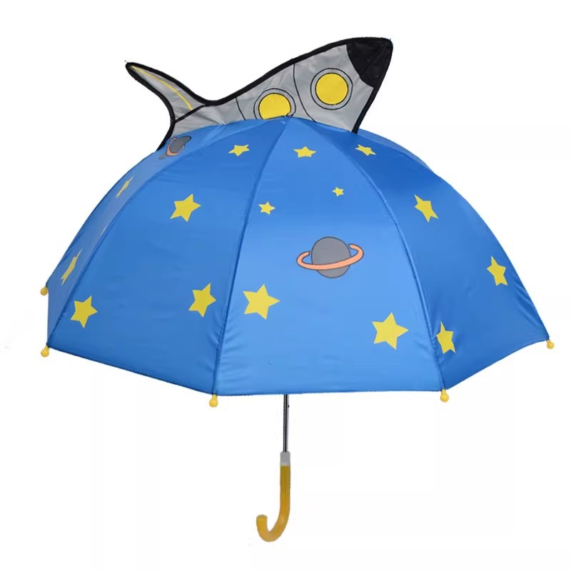 Paraguas para niños paraguas de bebé femenino paraguas para niños impreso mango largo paraguas para niños pequeños logotipo impreso Princesa paraguas jardín de infantes