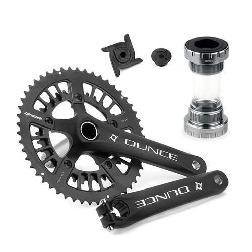 PROWHEEL Haomeng hollow integrated chainring 9/10/11 speed 50-34 tooth road bicycle chainring crank