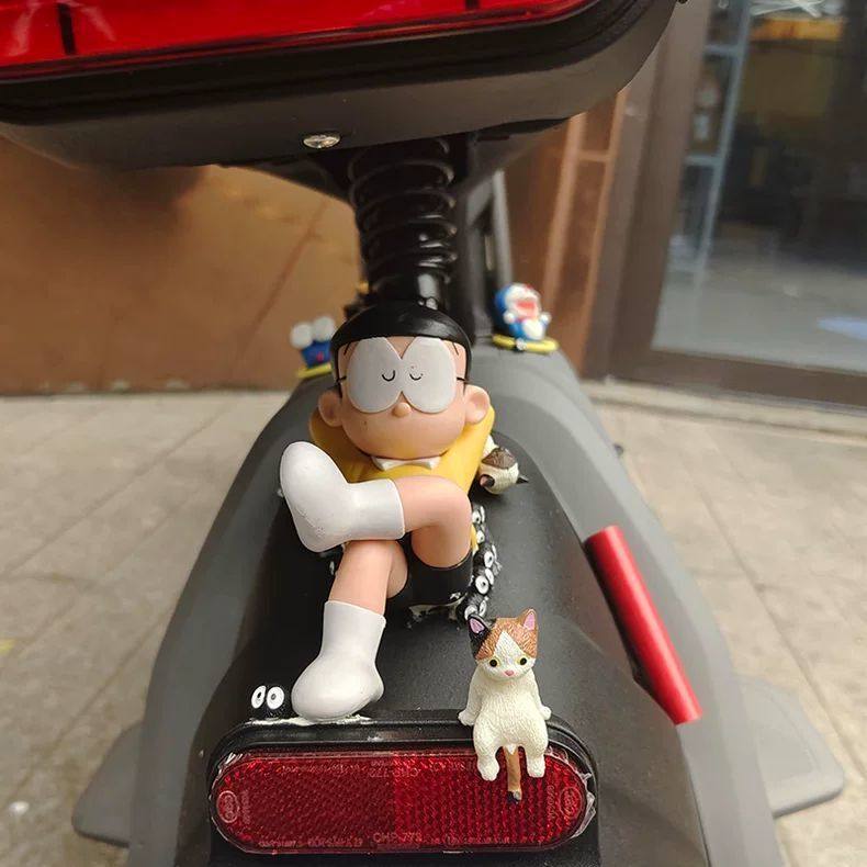 Electric Vehicle Decorative Accessories, Cute Doraemon Figurines, Battery Car Hook Decorations, Lights for Ninebot V30C Electric Vehicle Decorative Accessories, Cute Doraemon Figurines, Battery Car Hook Decorations, Lights for Ninebot V30C
