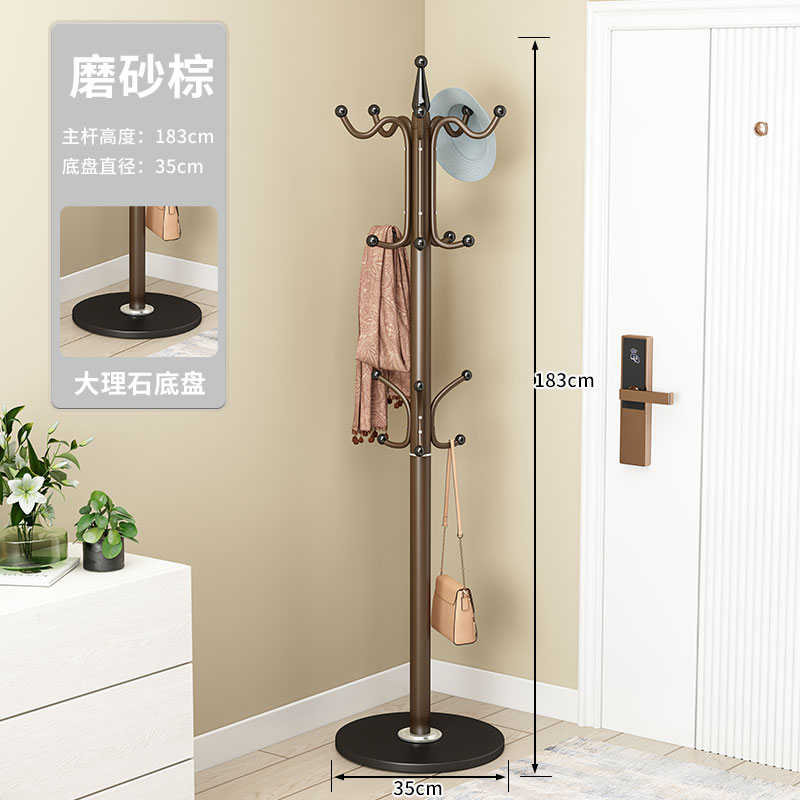 ⭐프로스트 브라운 - 업그레이드된 16개 후크 및 두꺼워짐❤35cm 대리석 섀시