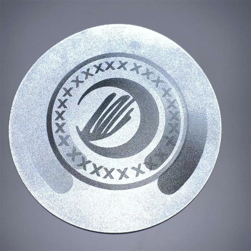 TPU亮银反光激光3D烧花车缝标 反光压花标  可印刷彩印反光警示标