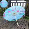 No. 22 solid wood tassel umbrella (reinforced white umbrella line)