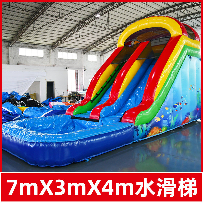 Castillo infláble para niños juguete equipo de juego Fuerte travieso interior y exterior gran cama de salto alto deslizante ensamblaje inflable