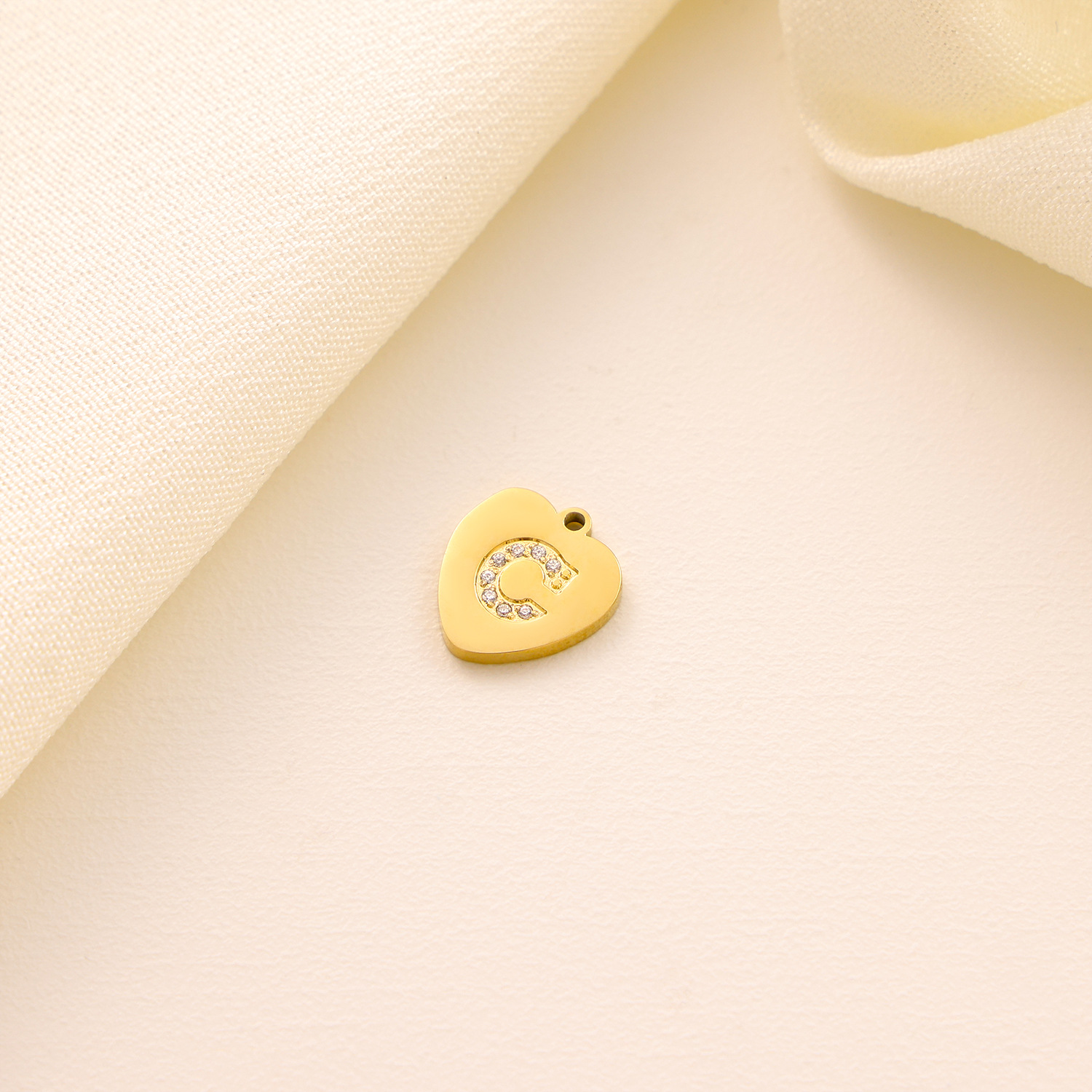 3g Weight Pendant, Chain Jewelry Making Type Zircon Inlay Material DIY Jewelry Accessories Classification 1 Piece Quantity 304 Stainless Steel Material Letter, Heart Shape Pattern Inlay Design Simple Style, Classic Style Style 1 Piece 304 Stainless Steel Zircon Letter Heart Shape Pendant Chain 8