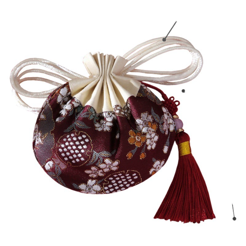 Вышитый мешочек для праздника Драконьих лодок, подвесное украшение, портативный мешочек для благовоний, пустой мешочек, декор в древнем стиле для ханьфу, портативный мешочек