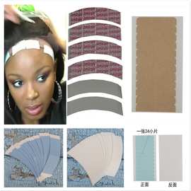 假发接发胶片 补发织发无痕胶片 蕾丝发块双面胶片 双面胶假发贴