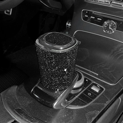 Multifunctional, Luminous, In-Car | Car ashtray - black-diamond