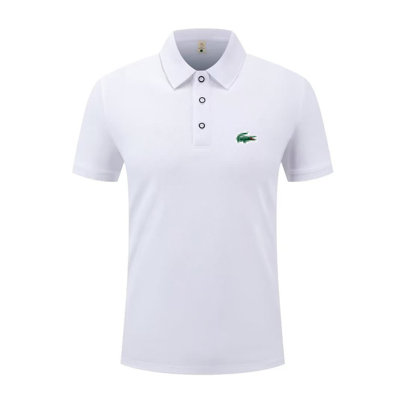 2026 Cross-Border Hot-Selling Polo Shirt Summer Men's Lapel Embroidered Pattern Loose Sports Short-Sleeved T-Shirt Top