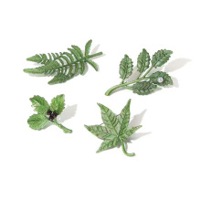 绿色植物花朵胸针森系树叶小清新胸花搭配衣服服饰气质高档别针女