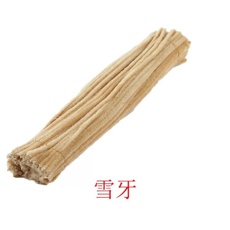 Fabricantes monocromáticos de lana verde DIY barra de torsión de lana de raíz de peluche infantil puzzle 24 colores 100 juguetes hechos a mano