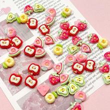 迷你夏日水果树脂配件diy奶油胶手机壳发夹头绳水杯键盘贴装饰品