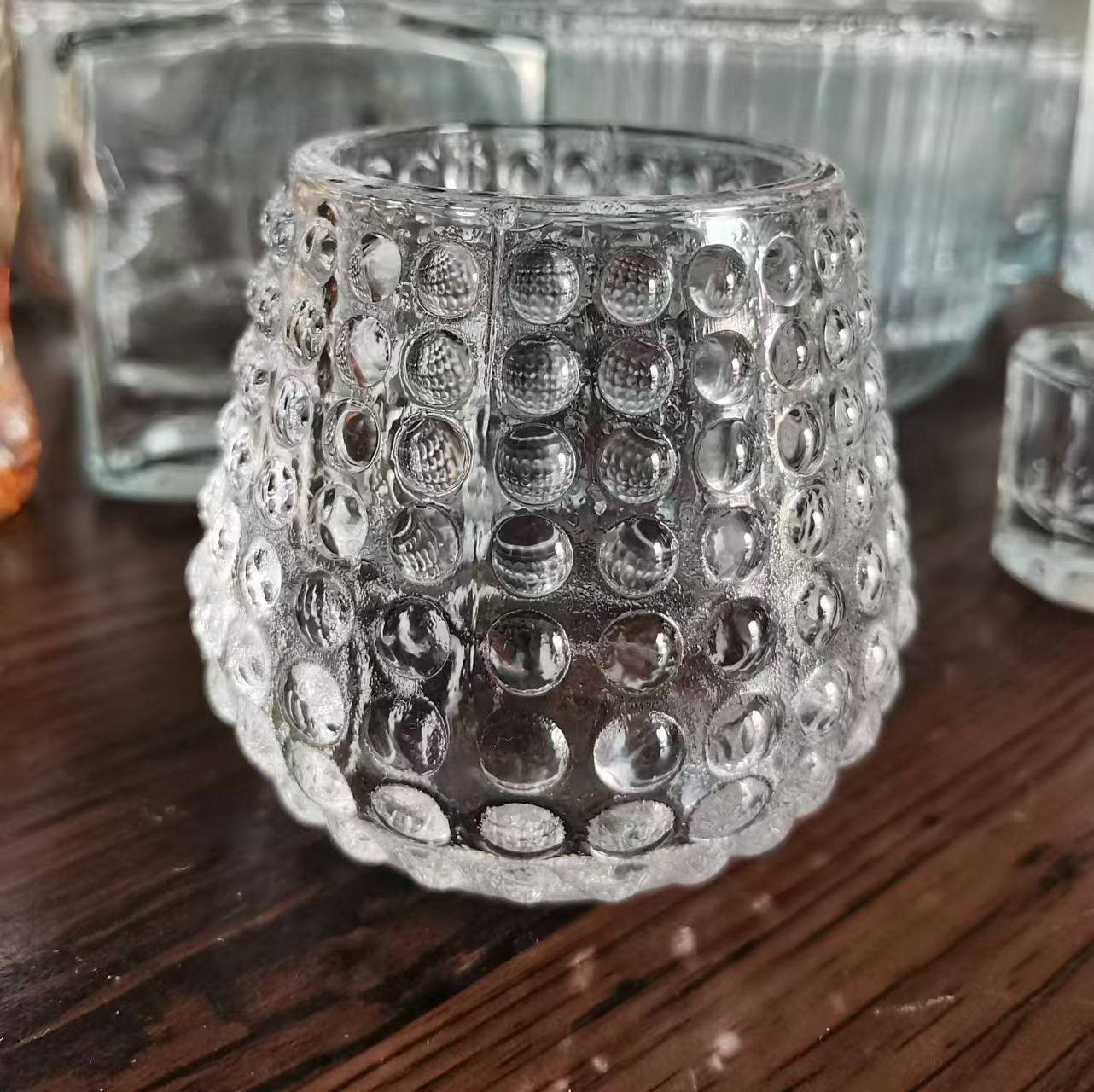 Hogar minimalista moderno europeo taza de velas romántica cena de vela vela contenedor de vela de incienso