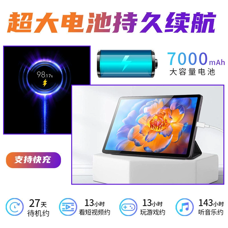 Планшетный ноутбук, 10.95 дюйма, 128 ГБ, поддержка функций для всех сетевых стандартов связи, 4G
