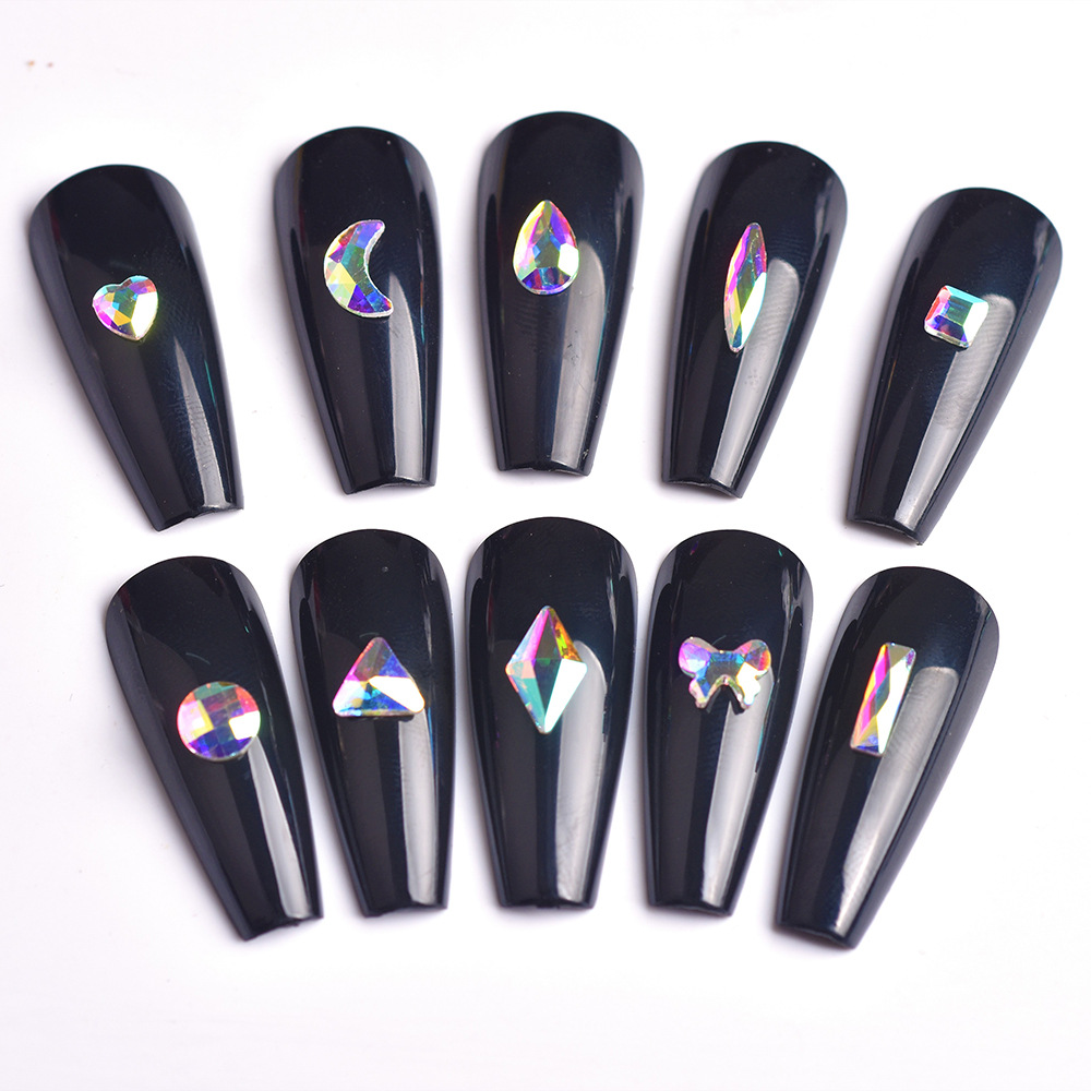 Nail decoration for manicure, glass accessories, internet celebrity, DIY 3