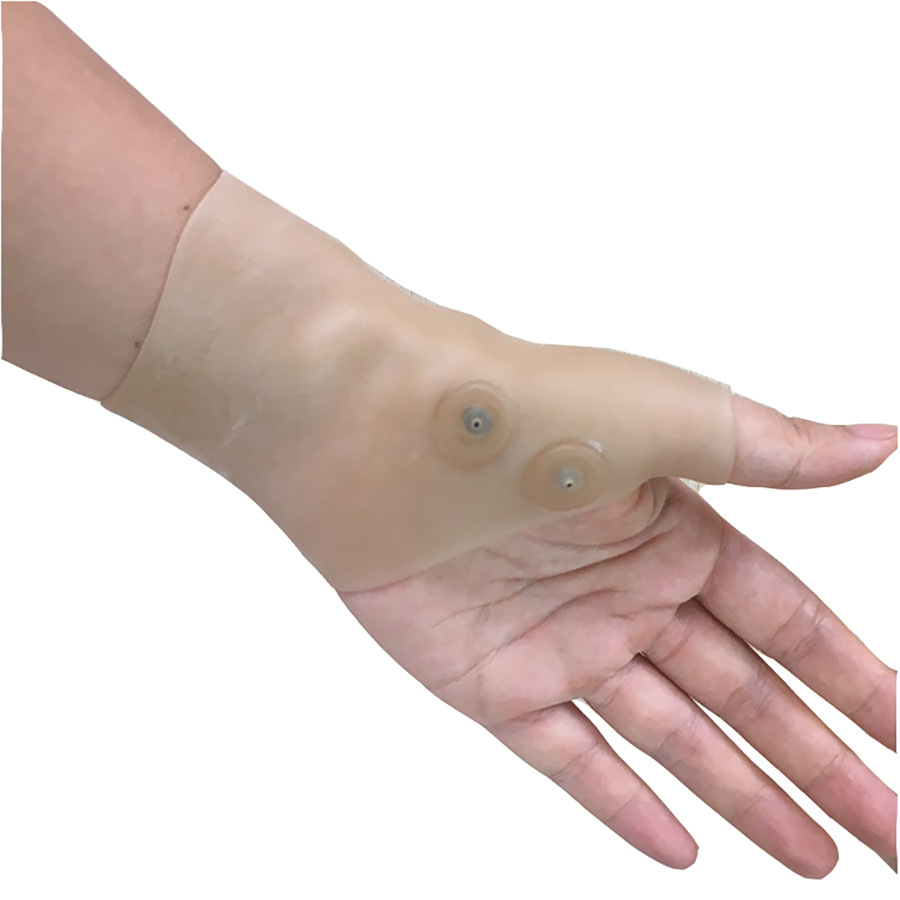 Terapia muñeca terapia magnética silicona protector de la muñeca esguince muñeca fija protector de la muñeca terapia magnética guantes de silicona
