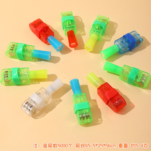 Projection cartoon pattern finger projector lamp luminous toy LED street stall luminous ring lamp finger lamp wholesale