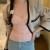 Fuchsia cloth, straps