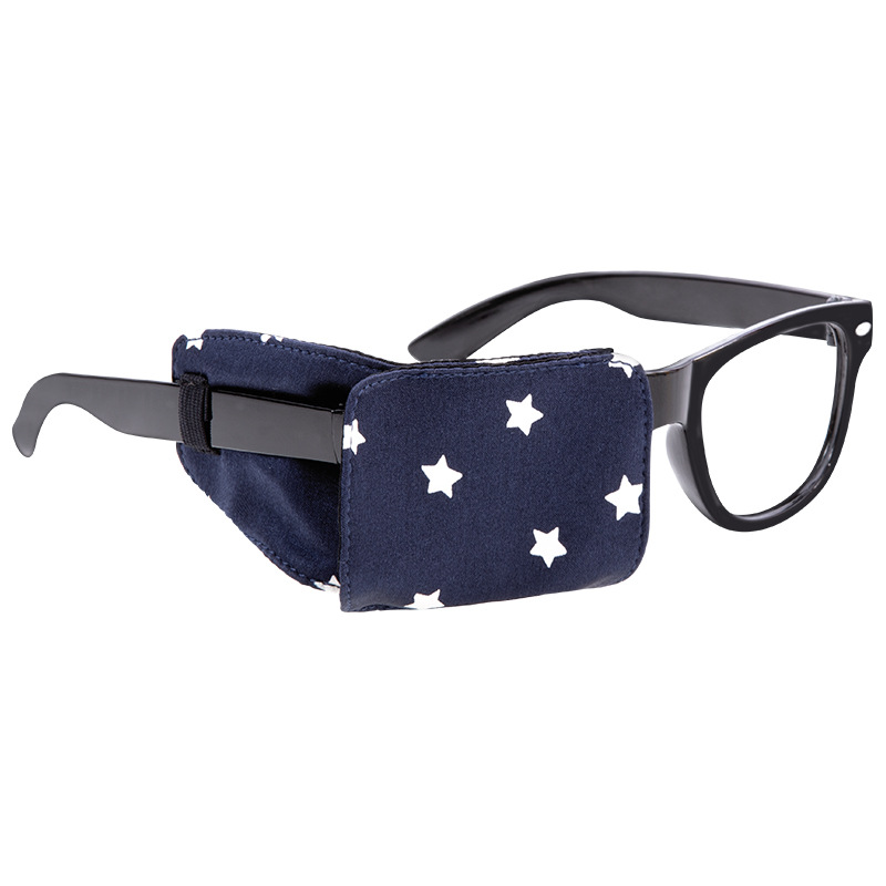 Gran cubierta negro máscara de ojo de los niños monocular estrabismo ambliopía sombreado formación corrección bloqueo parche ocular protección ocular