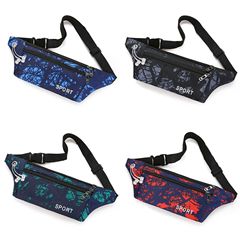 休閒戶外運動男士腰包女防水耐磨跑步健身手機零錢收納尼龍牛津布