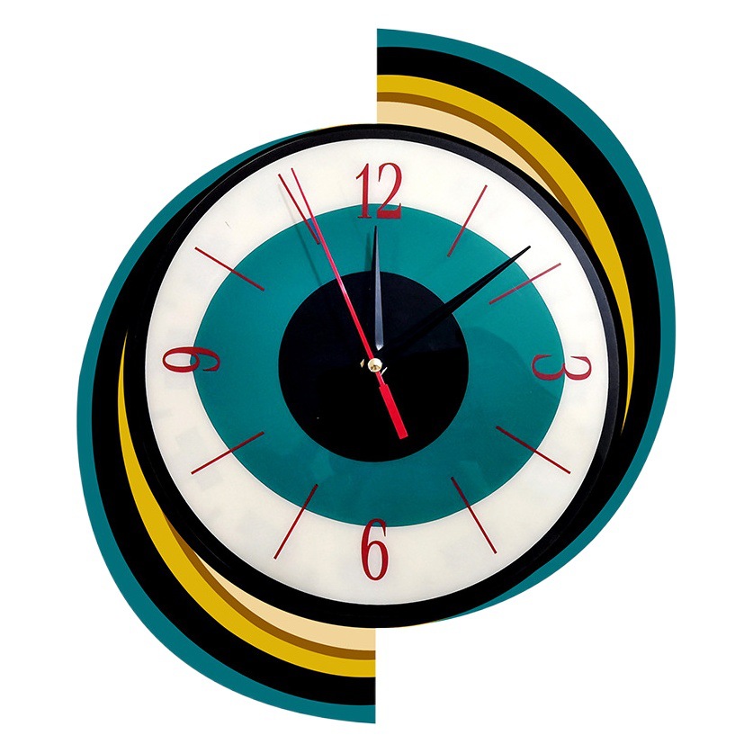 Transfronterizo popular reloj nórdico simple sala de estar Reloj de pared creativo decoración del hogar reloj Retro Luz Reloj de pared de lujo