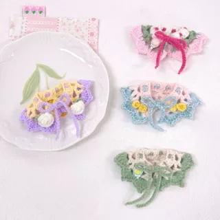 新品手工钩织10cm棉花娃娃娃衣哭娃可爱披肩衣服配饰厂家直销平价