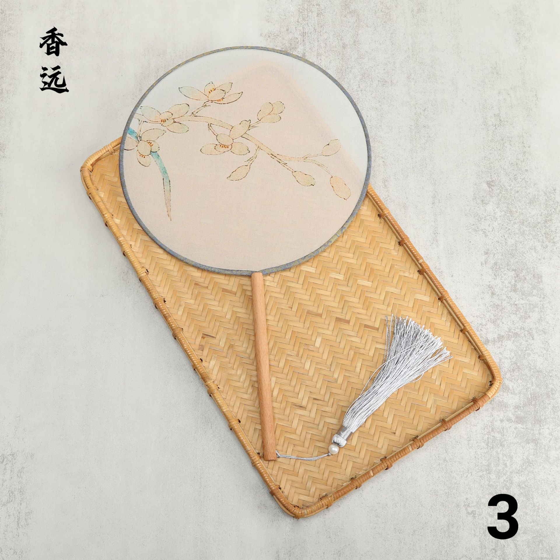 Creativo mantingfang tema estilo antiguo ventilador de la danza al por mayor ventilador de dama de honor estilo chino nuevo ventilador de corte clásico chino