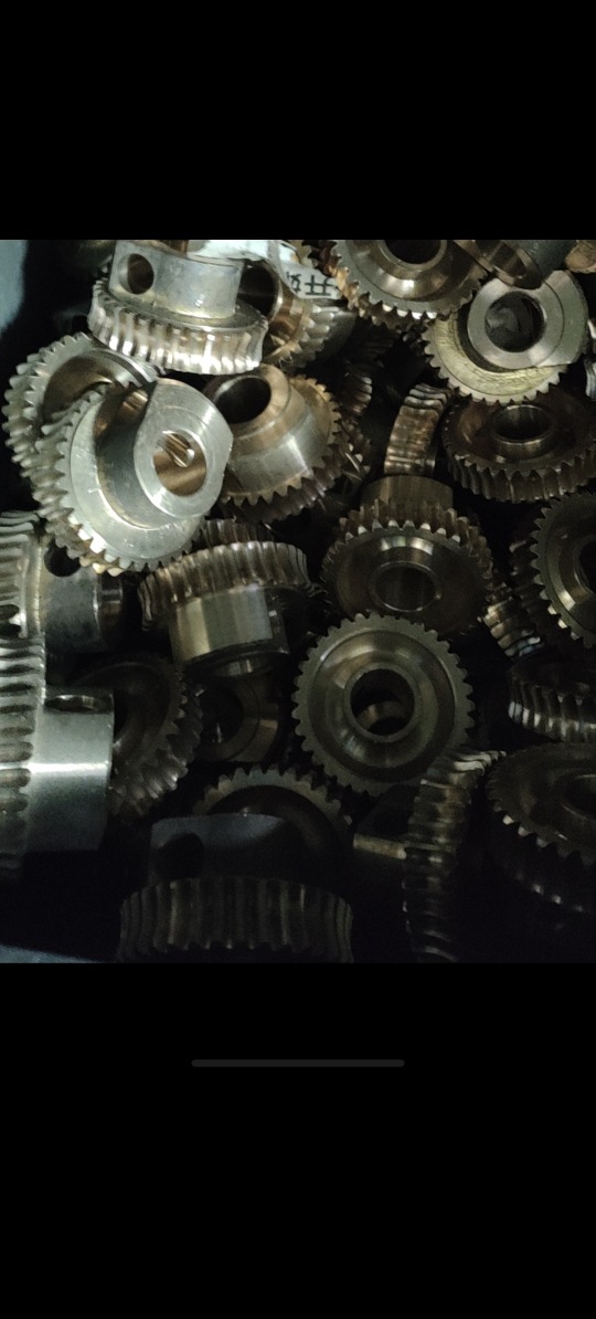 单轴自动车床配件铜涡轮