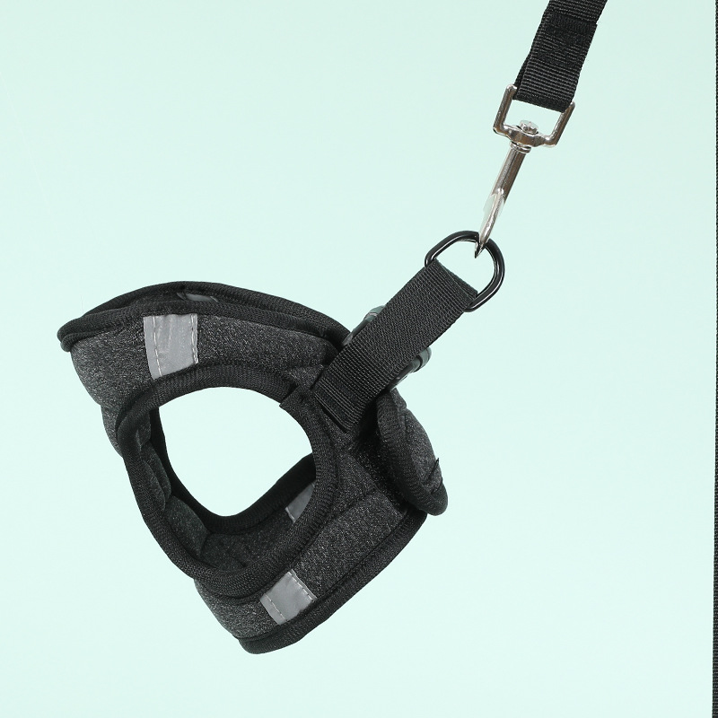 Gato cuerda de tracción anti-rotura armadura especial chaleco gato caminando cuerda gatito marioneta cómoda gato cadena