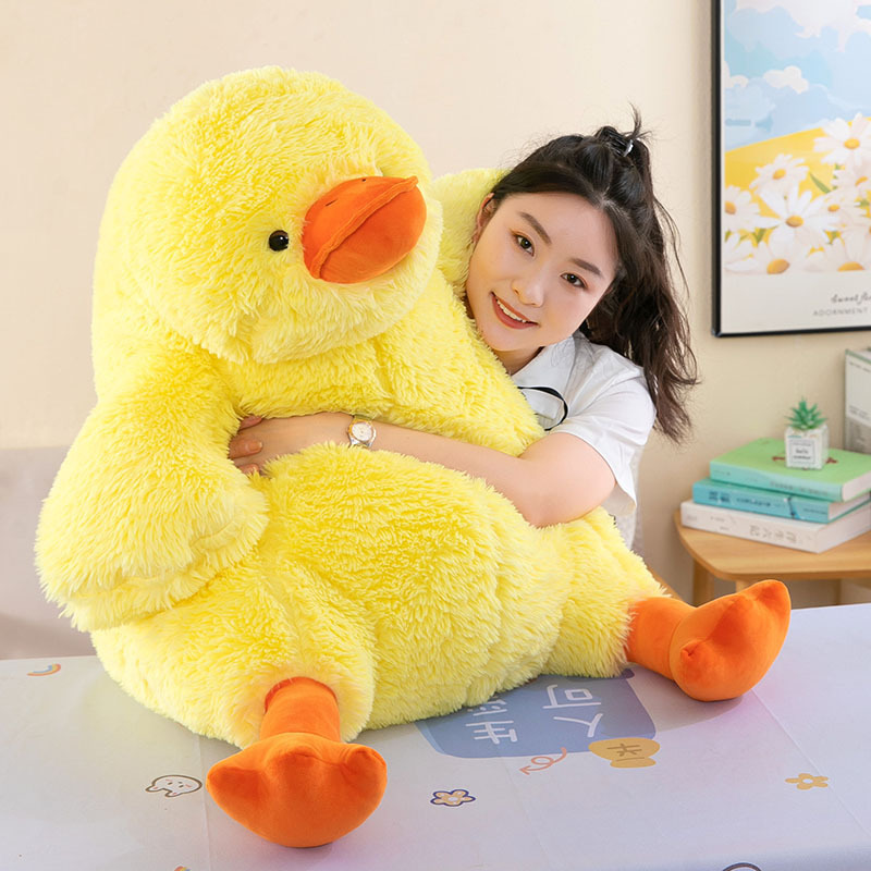 Internet Celebrity Dundun Duck Doll Doll Squatting Duck Doll Sleeping Pillow Cute Fried Duck Oversized Plush Toy Internet Celebrity Dundun Duck Doll Doll Squatting Duck Doll Sleeping Pillow Cute Fried Duck Oversized Plush Toy