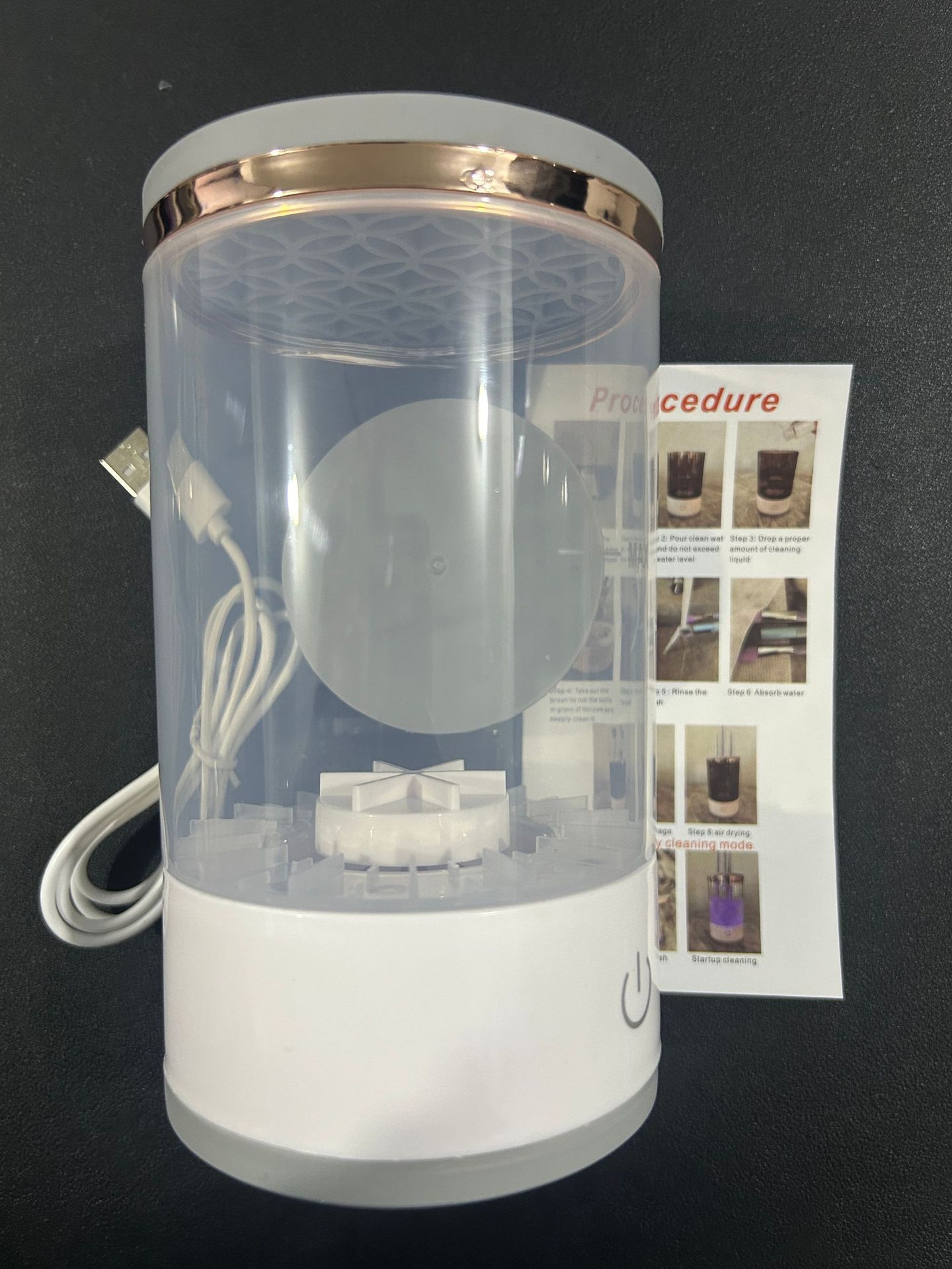 Transfronterizo cepillo de maquillaje limpiador perezoso cepillo de limpieza eléctrica lavado automático cepillo de secado rápido nueva herramienta de maquillaje