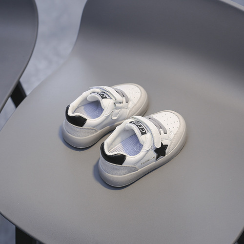 Children's sneakers, soft-soled toddler shoes, boys' white shoes, trendy spring new sports shoes, girls' casual shoes, baby shoes