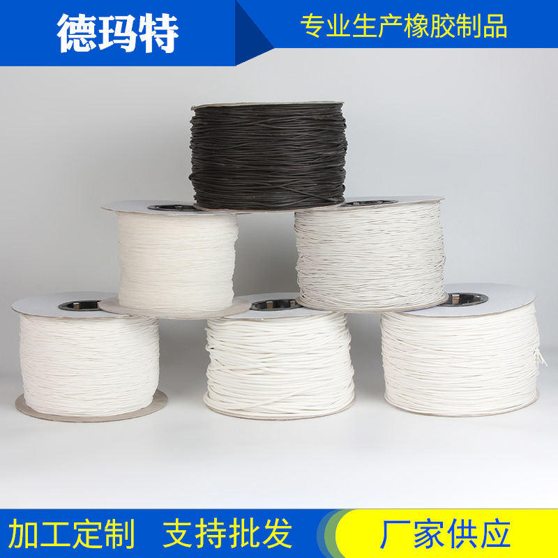 厂家批硅胶发泡密封条 耐高温硅胶发泡条 圆形耐磨密封条